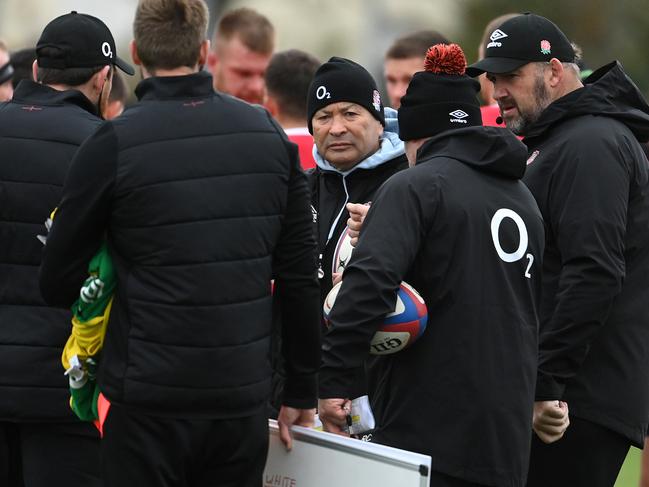 It wasn’t only the England players who felt the wrath of Eddie Jones, it was also his assistants. Picture: Mike Hewitt/Getty Images