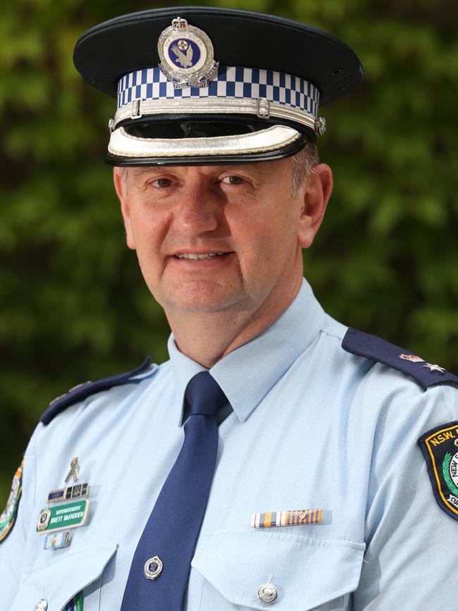 Traffic and Highway Patrol Command Assistant Commissioner Brett McFadden. Picture: AAP IMAGE / Robert Pozo