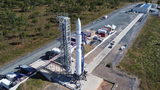 Gilmour Space Technologies has permission to launch a rocket into space from Thursday morning, 7.30am AEST, through to Sunday. Picture: Supplied