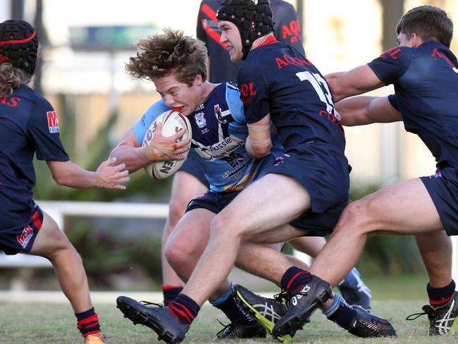 Marymount College dummy-half Taj Harris was a crucial part of the school’s success in the Titans Shield last year. Picture: Richard Gosling