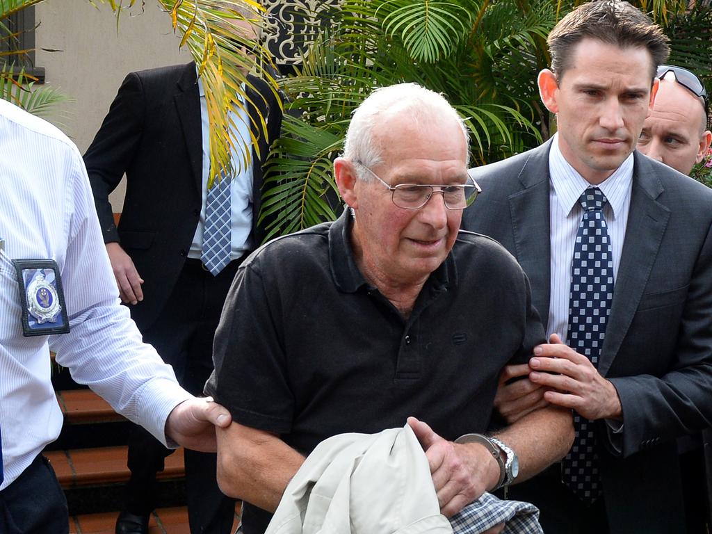 Rogerson is taken into custody by NSW Police at his home in Padstow, Sydney for the murder of university student Jamie Gao.