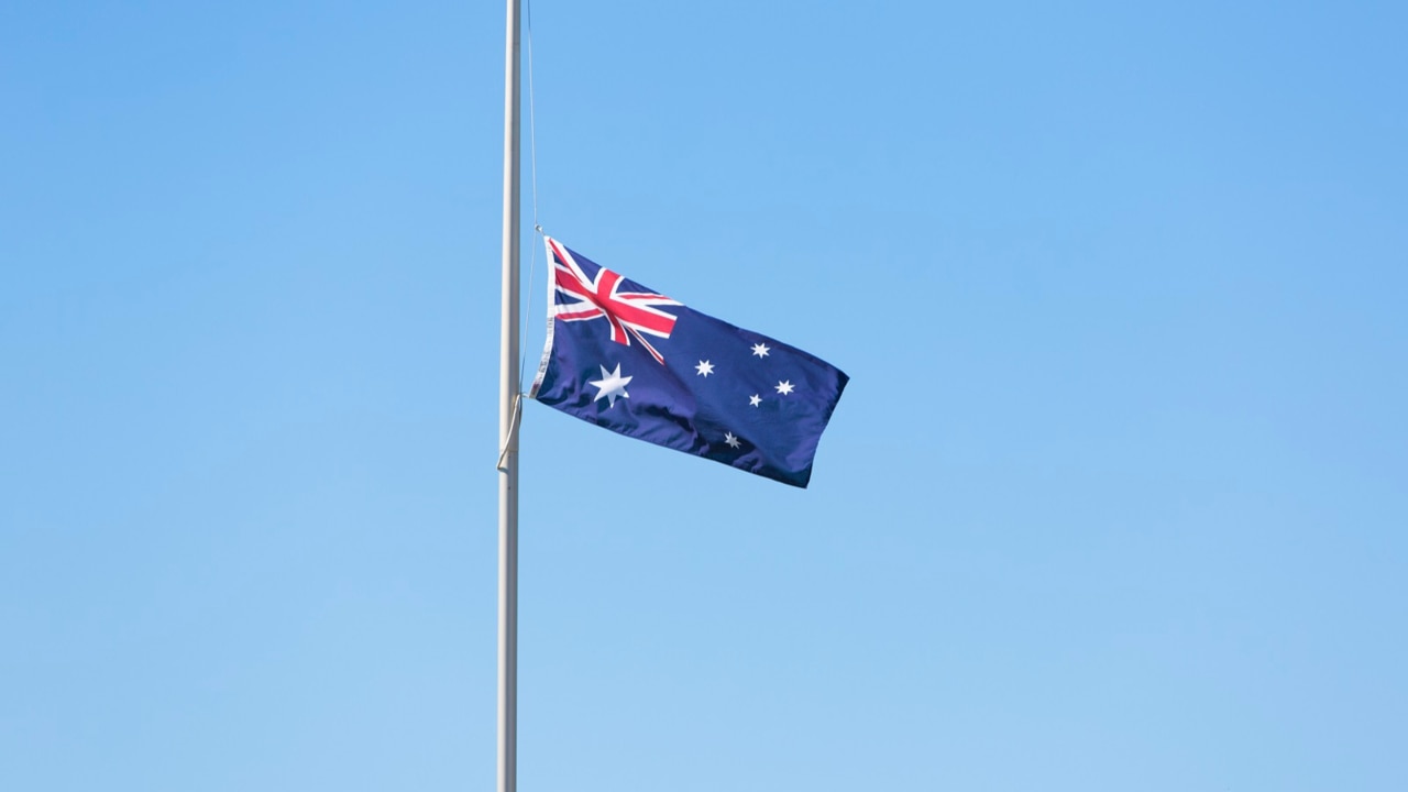 Aus flags at ‘half-mast’ to honour the death of police officers killed in Wieambilla