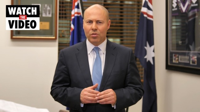 Treasurer Josh Frydenberg's special Budget message for Daily Telegraph readers