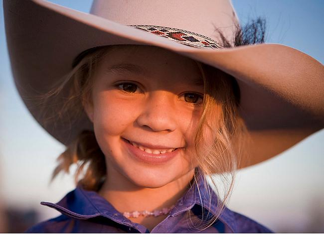 Thousands have paid tribute to the former face of Akubra Hats, Amy ‘Dolly’ Everett, who took her own life at just 14 after being bullied. Picture: AAP Image/Facebook, Akubra Hats