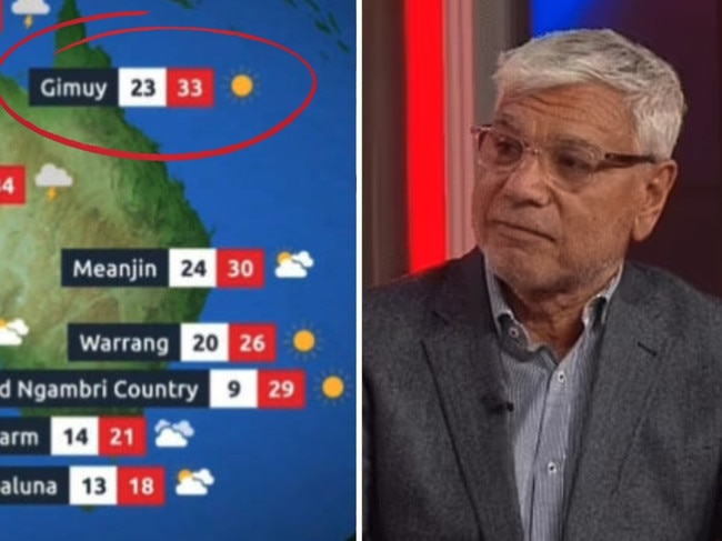 SBS World News has been using Indigenous names for Australian capitals on weather maps since February last year. Picture: SBS