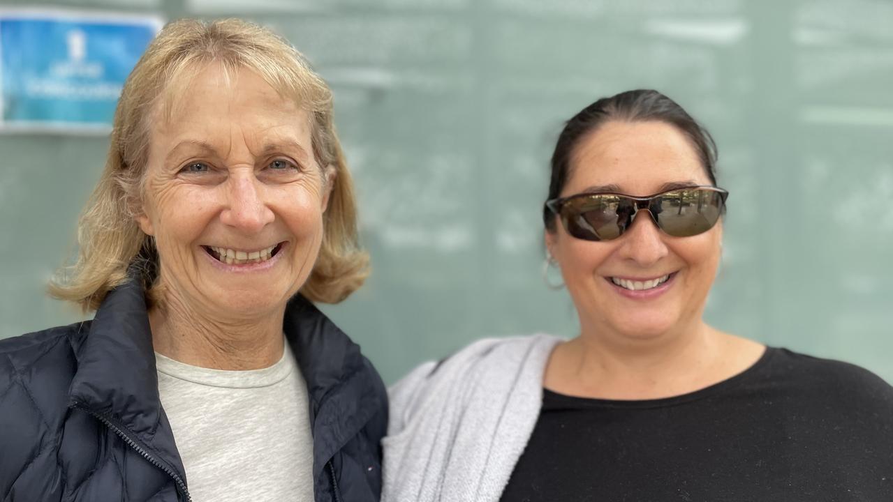 Proud grandma Mandy Hartas travelled from Sydney to watch her two grandsons play in separate grand finals. Pictured with their mum, Kylie Edwards.