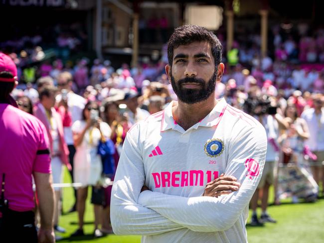 Jasprit Bumrah could be India’s next Test captain but it will ask alot of a man already battling injury. Picture: Tom Parrish