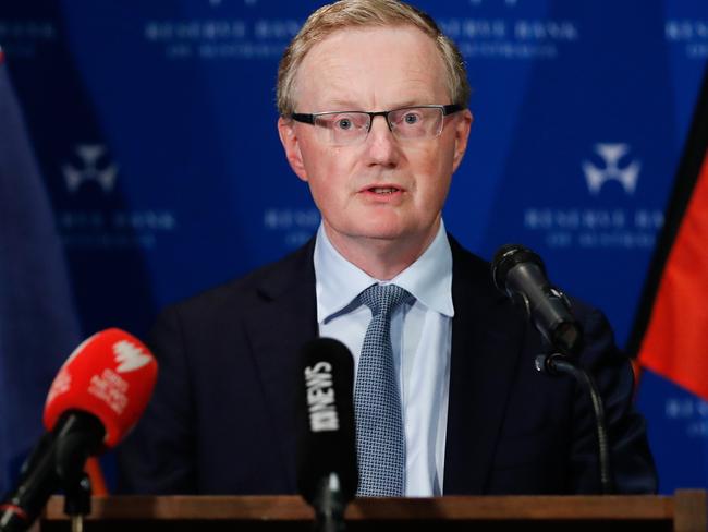 SYDNEY, AUSTRALIA - MARCH 19: Governor of the Reserve Bank of Australia, Philip Lowe, makes a speech on March 19, 2020 in Sydney, Australia. The Reserve Bank of Australia has cut official interest rates to a record low of 0.25% in a bid to protect the economy from the financial fallout of the global COVID-19 pandemic. (Photo by Brendon Thorne/Getty Images)