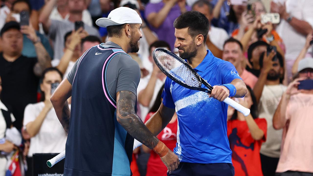 The duo were loving life. (Photo by Chris Hyde/Getty Images)