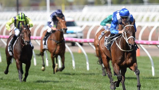 It was Winx first and daylight second in the Turnbull Stakes. Picture: AAP