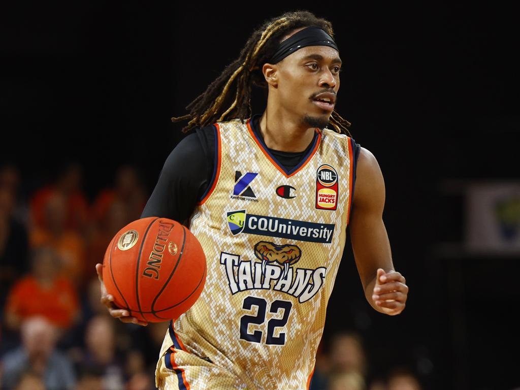 Tahjere McCall starred for the Taipans with 20 points and seven assists. Picture: Brendan Radke