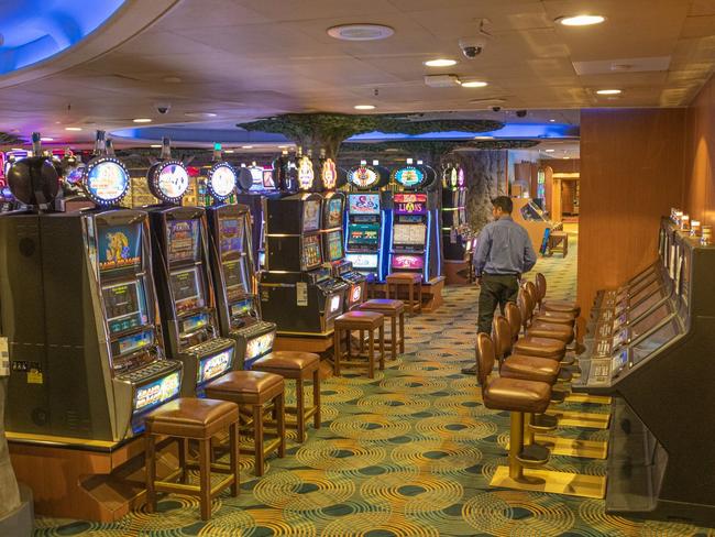 The quiet games room on board the ship. Picture: Supplied/ David Abel