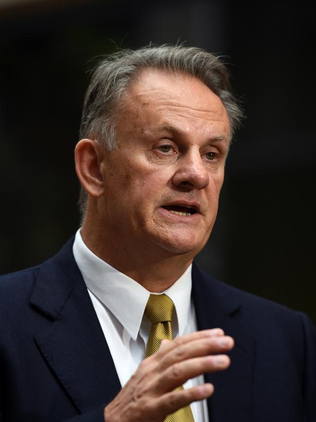 One Nation MLC Mark Latham questioned the government’s bid for untimed syllabus. (AAP Image/Joel Carrett)