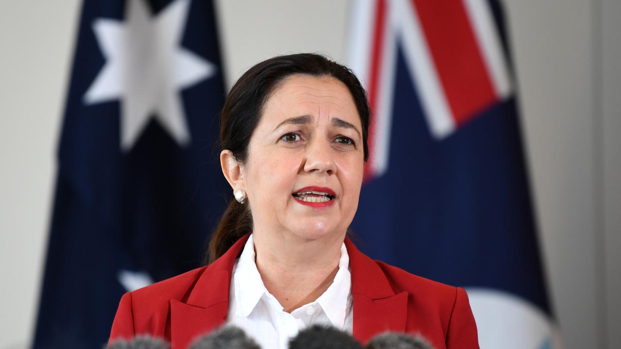 Premier Annastacia Palaszczuk is under fire after talking up how well business was doing. Picture: NCA NewsWire / Dan Peled