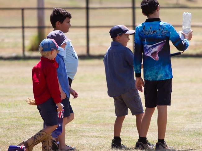 Water based science experiments kept the kids cool during the heat.