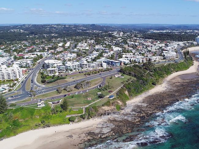 DRONE: Aerial photos of Mooloolaba, Alexandra Headland, Sunshine Coast.