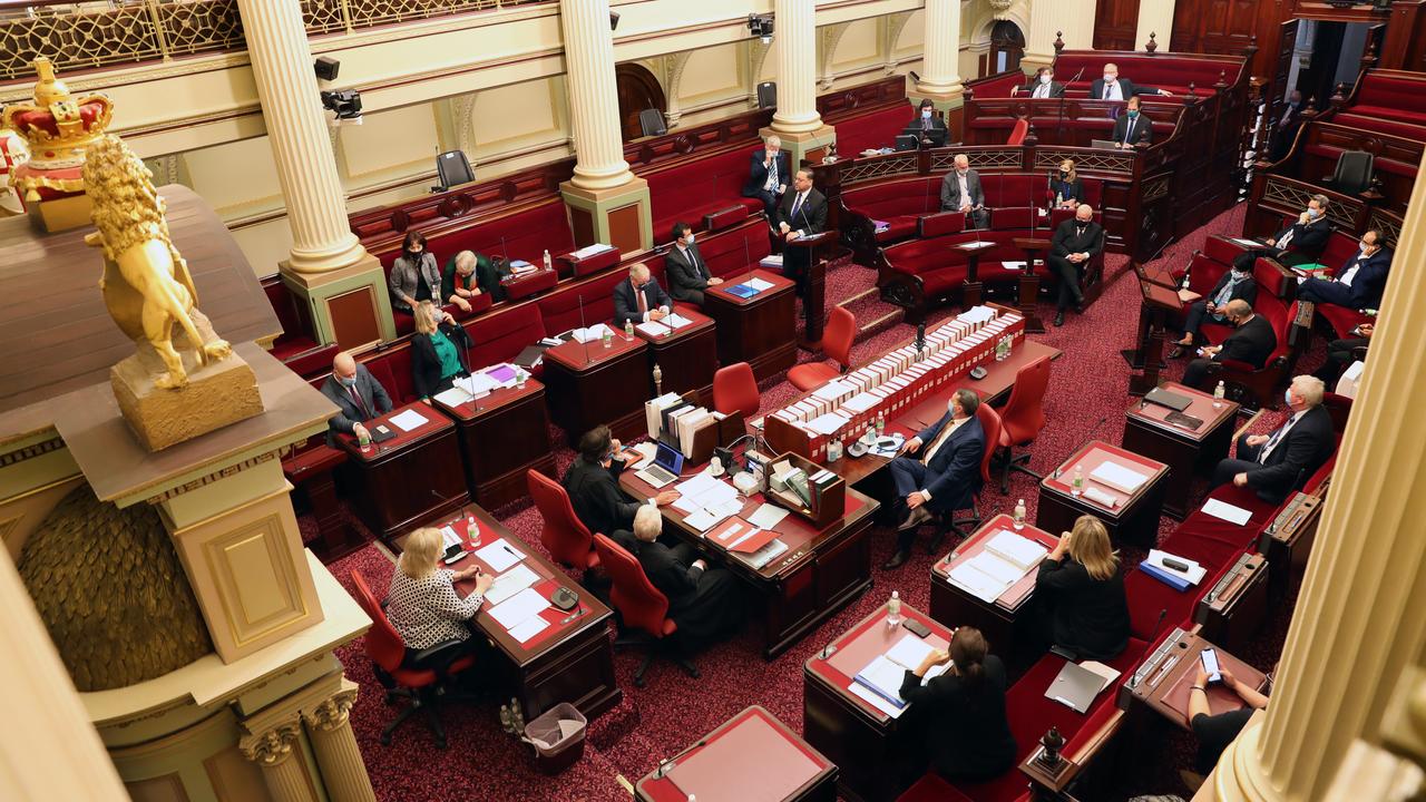 The Legislative Council is working through more than 80 proposed amendments to the Bill. Picture: NCA NewsWire / David Crosling
