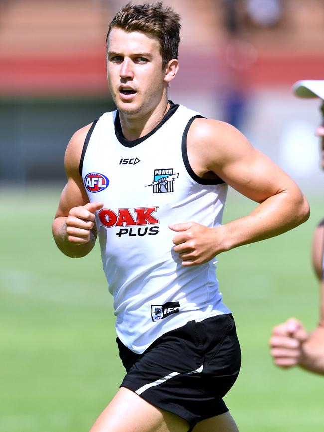 Jack Trengove will make his debut for the Magpies. Picture: AAP Image/Mark Brake