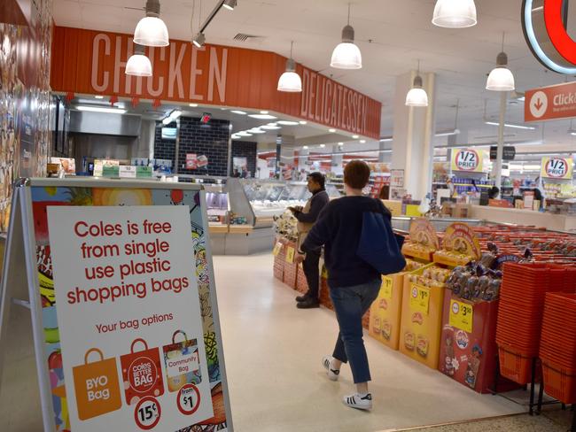 Coles supermarkets in Qld, NSW, Victoria and WA banned single-use plastic bags on July 1.