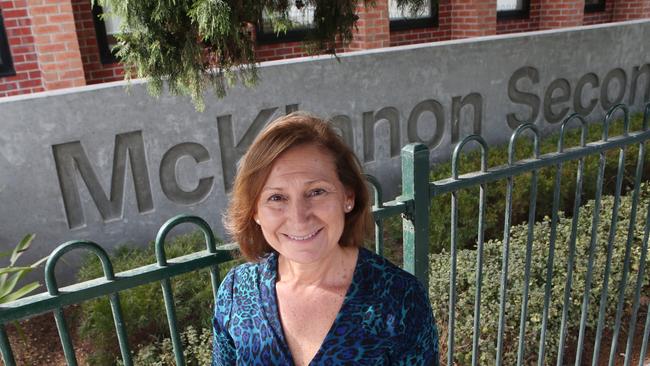 McKinnon Secondary College principal Pitsa Binnion. Picture: David Crosling