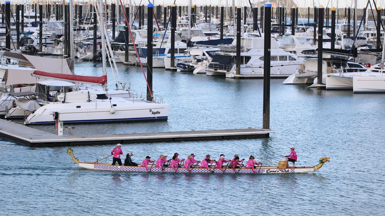 Recovery and support are just the start of Mackays Dragon Boat racing team  for breast cancer warriors