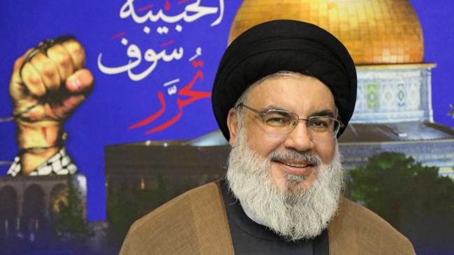 Hezbollah chief Hassan Nasrallah was killed in a target airstrike in southern Lebanon on Saturday. Picture: Supplied