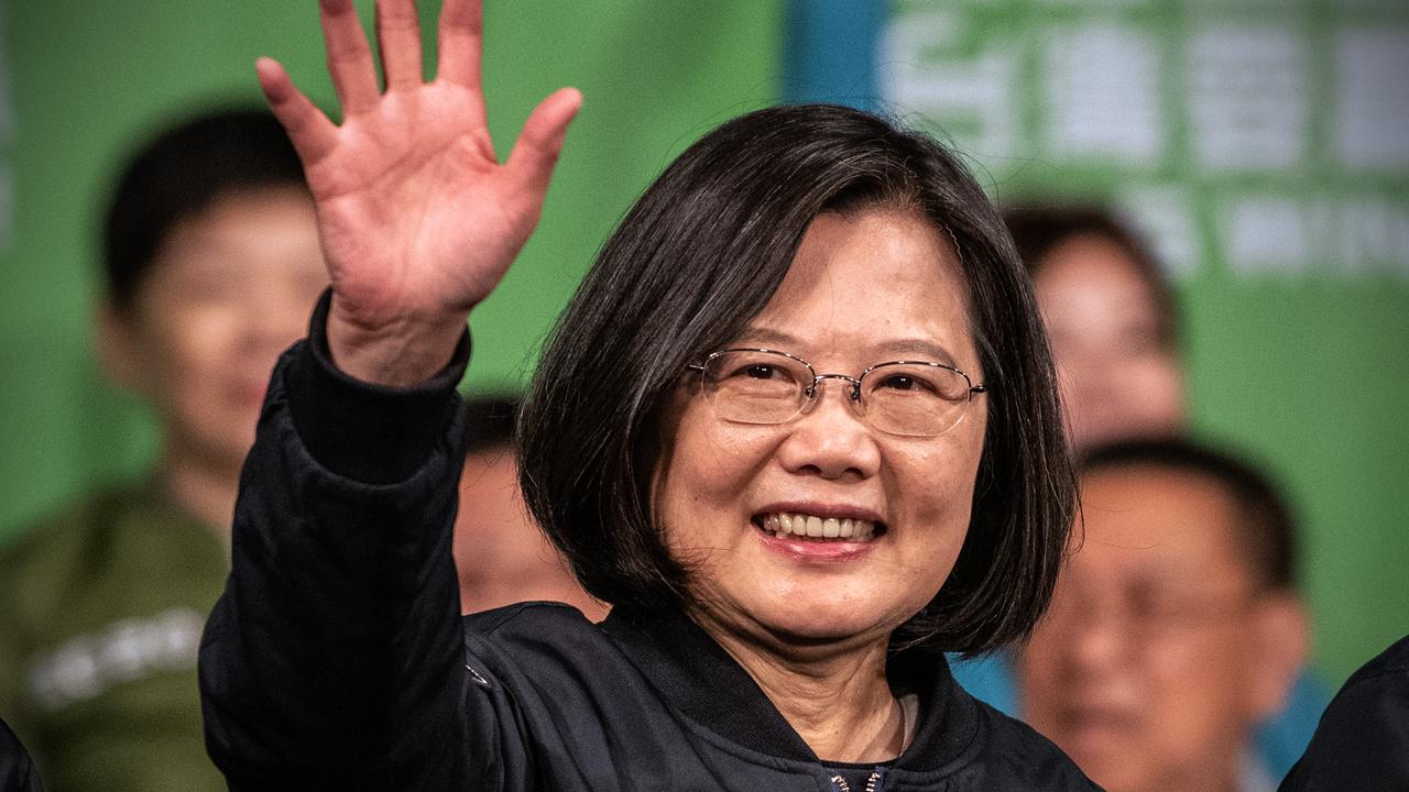 Pelosi will met Taiwan’s President Tsai Ing-Wen on Wednesday. (Photo by Carl Court/Getty Images)