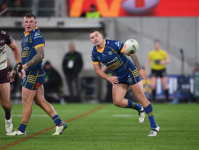 Brendan Hands in action for the Eels in 2023. Picture: NRL Imagery