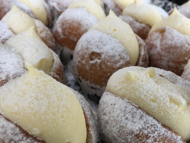 Vanilla custard doughnut from the Cook and Baker. Picture: Jenifer Jagielski