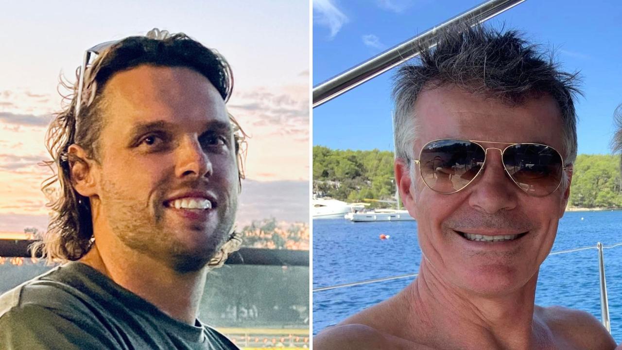 James Rose, 30 and Stephen Gale. 56, were killed in the plane crash over Port Phillip Bay. Picture: Supplied.