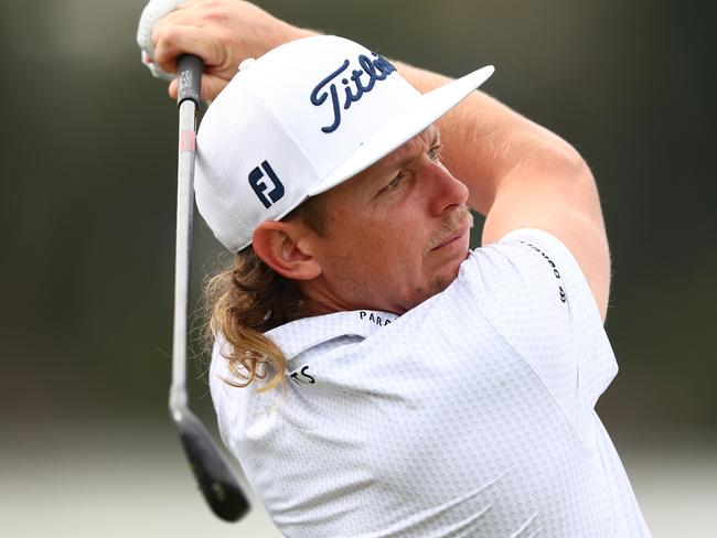 BRISBANE, AUSTRALIA - NOVEMBER 23: Cameron Smith plays a shotduring the 2022 Australian PGA Championship Pro-Am at the Royal Queensland Golf Club on November 23, 2022 in Brisbane, Australia. (Photo by Chris Hyde/Getty Images)