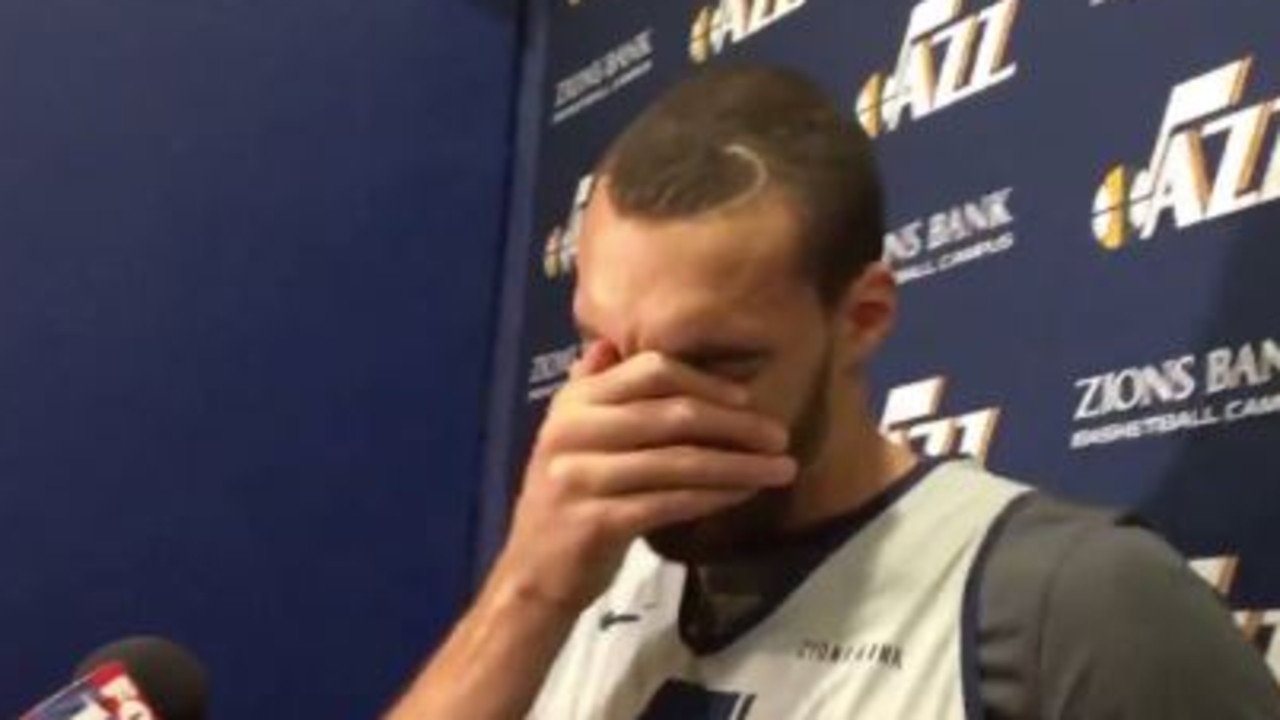 Rudy Gobert in tears over All-Star omission.