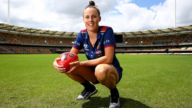 Brisbane captain Emma Zielke is excited to be in another Grand Final. Picture: Adam Head
