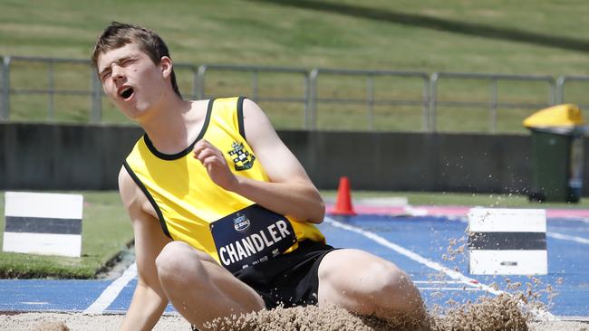 NSW All Schools Championships competitor Owen Chandler from Epping Boys High School. Pic: Chris Pavlich