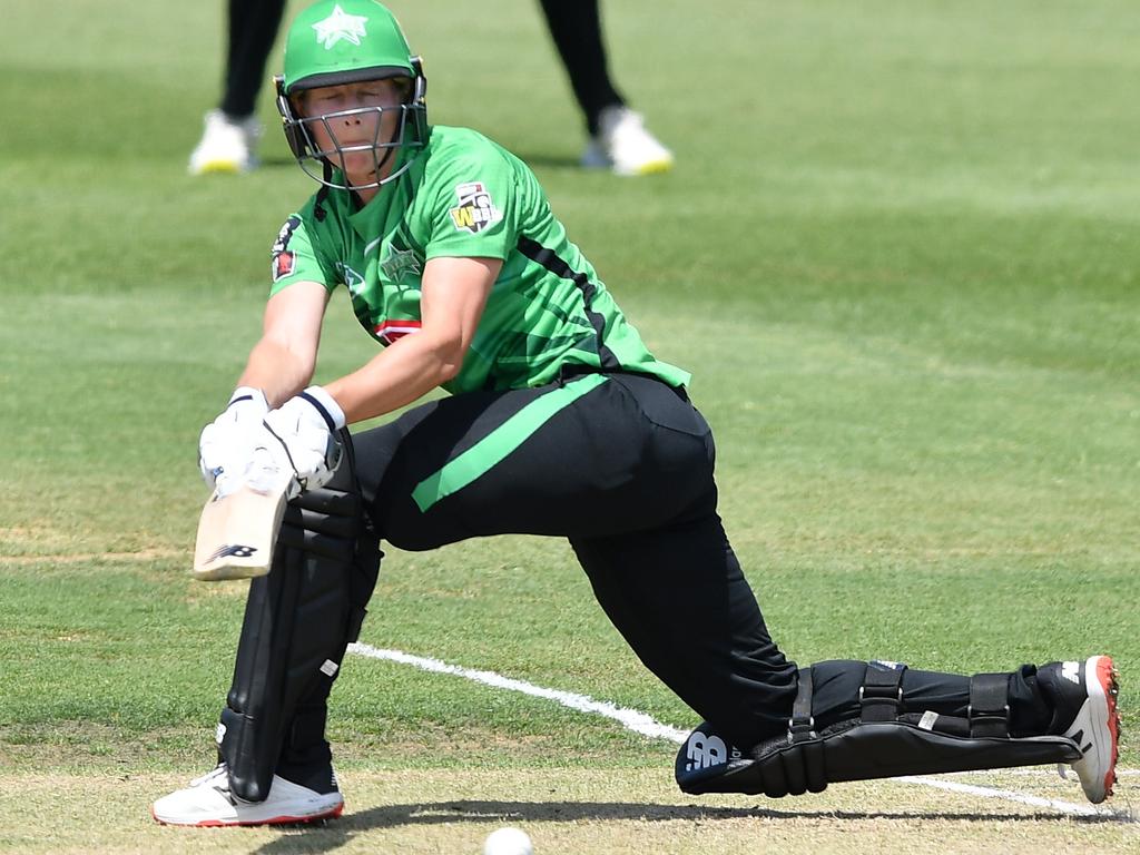 Lanning chipped in a true captain’s knock. (Photo by Mark Brake/Getty Images)