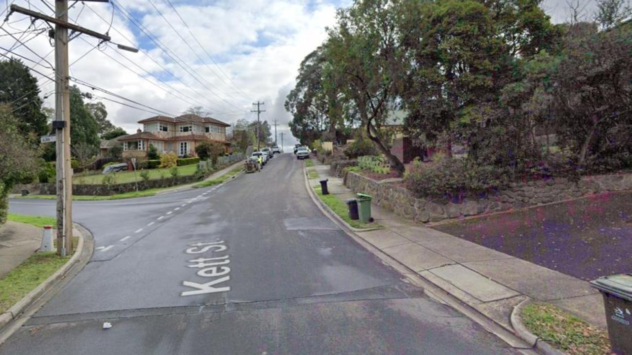 The tragic incident unfolded on Kett St in Lower Plenty, Melbourne. Picture: Google Maps