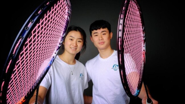 Siblings Angela and Jack Yu will be out to do their parents proud at the Commonwealth Games. Picture: AAP