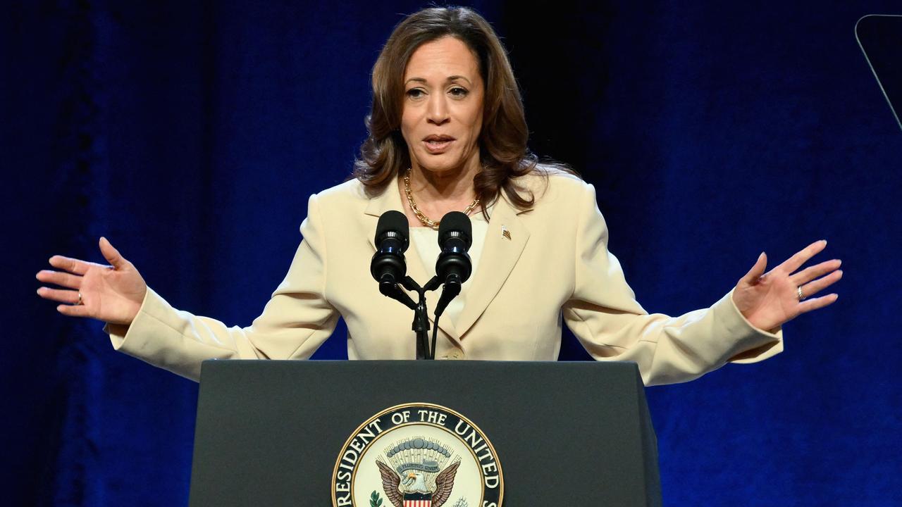 Trump previously suspected he’d be facing US Vice President Kamala Harris in the upcoming election. Picture: Angela Weiss / AFP