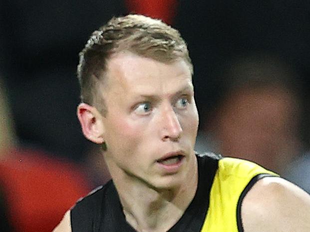 AFL Round 17. 10/09/2020. Geelong vs Richmond at Metricon Stadium, Gold Coast..  Dylan Grimes of the Tigers       . Pic: Michael Klein