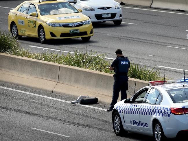 Mrs Quartermain believes her husband was trying to avoid landing on Tullamarine Freeway. Picture: Stuart McEvoy