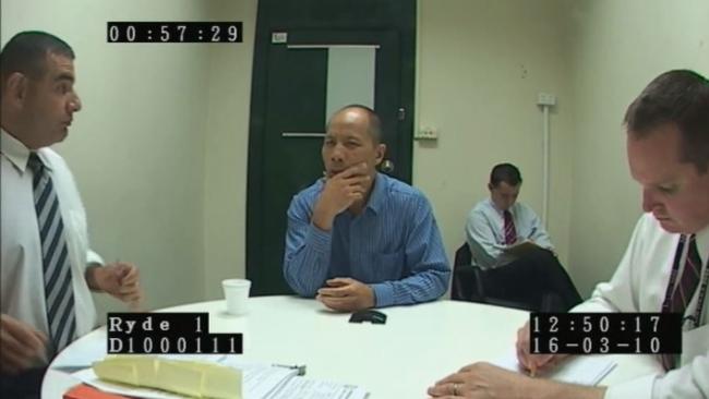 Robert Xie during his final interview March 16, 2010 at Ryde police station.