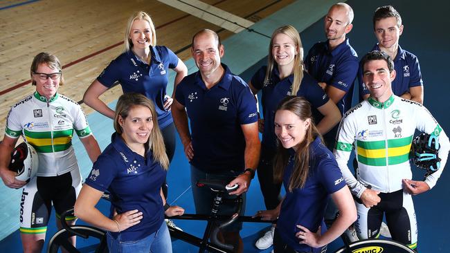 Australia's cycling squad for the 2016 Paralympics in Rio. Picture Sarah Reed