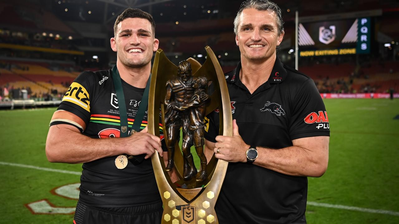 Winners are grinners. Picture: NRL Images