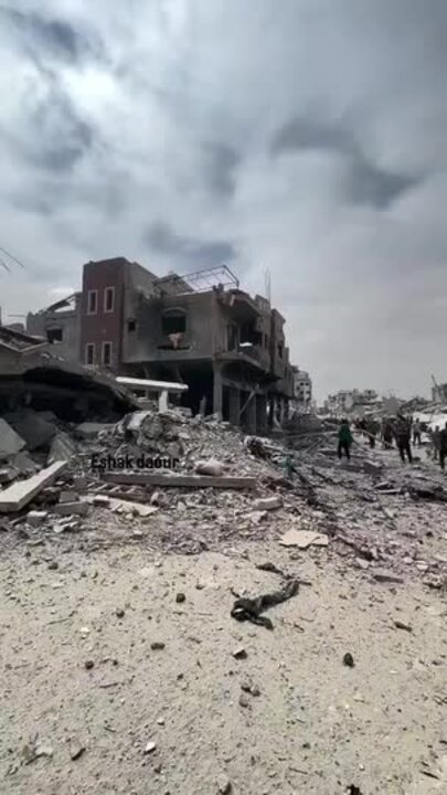 Dramatic Footage Shows Moment of Strike on Northern Gaza