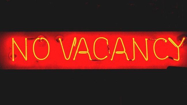 SQM Research’s Louis Christopher said the no vacancy sign was lite up across most of Australia.