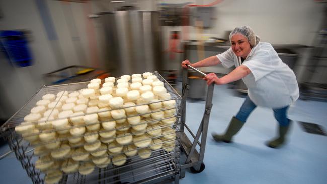 Jennifer Nestor at Coolamon Cheese. Picture: Brad Newman