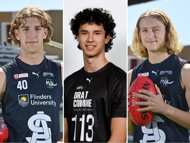 SA AFL Draft hopefuls top 3. Pictures: File