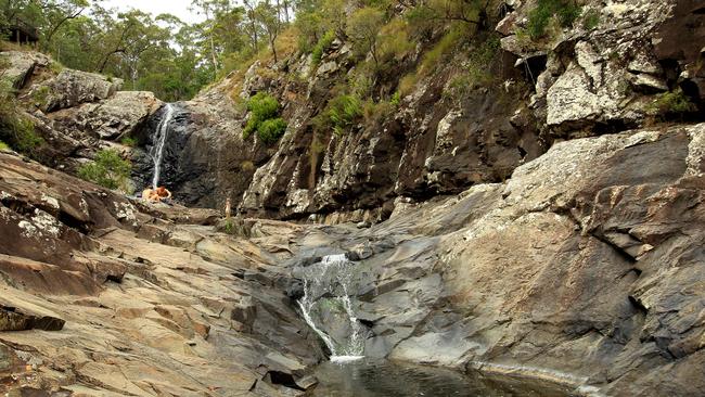 The Cedar Creek falls and Rock pools ... Off the well known tourist beaten track. Picture Mike Batterham