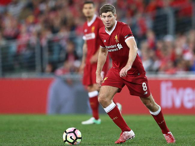 Steven Gerrard. (Photo by Mark Metcalfe/Getty Images)