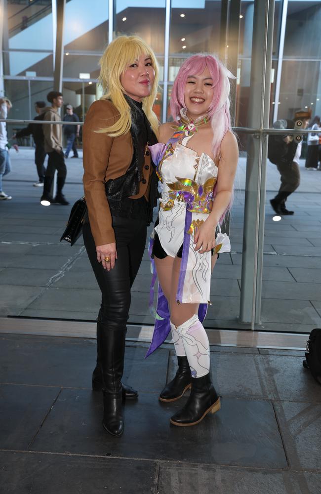 Tiffany and Cade at The Animaga Expo 2024 held at the Melbourne Convention and Exhibition Centre. Photo: Brendan Beckett